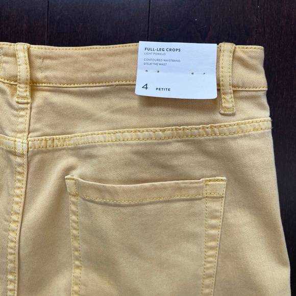 J.Jill Yellow Denim Jeans ** please see sizing. These run LARGE. 30 in waist. - Picture 8 of 9